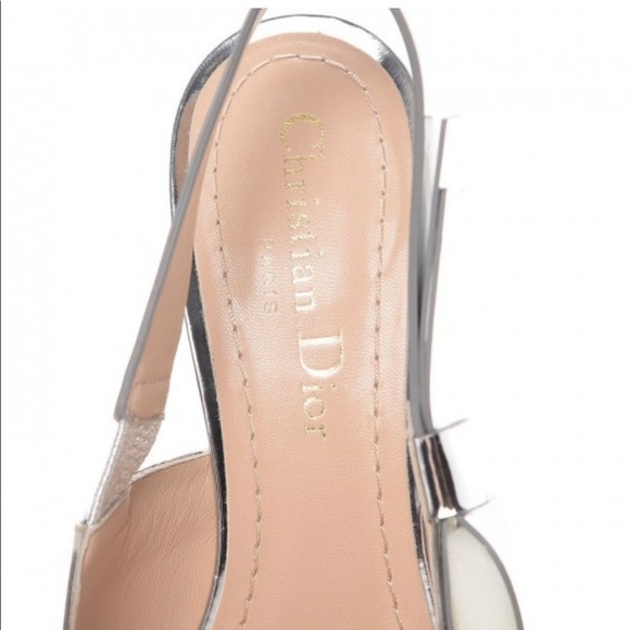 Christian Dior J’adior Metallic Slingback Pumps - Picture 5 of 16
